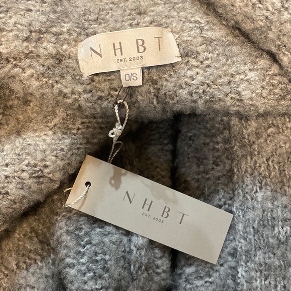 New NHBT Inhabit blanket sweater coat cardigan coatigan - Picture 10 of 10